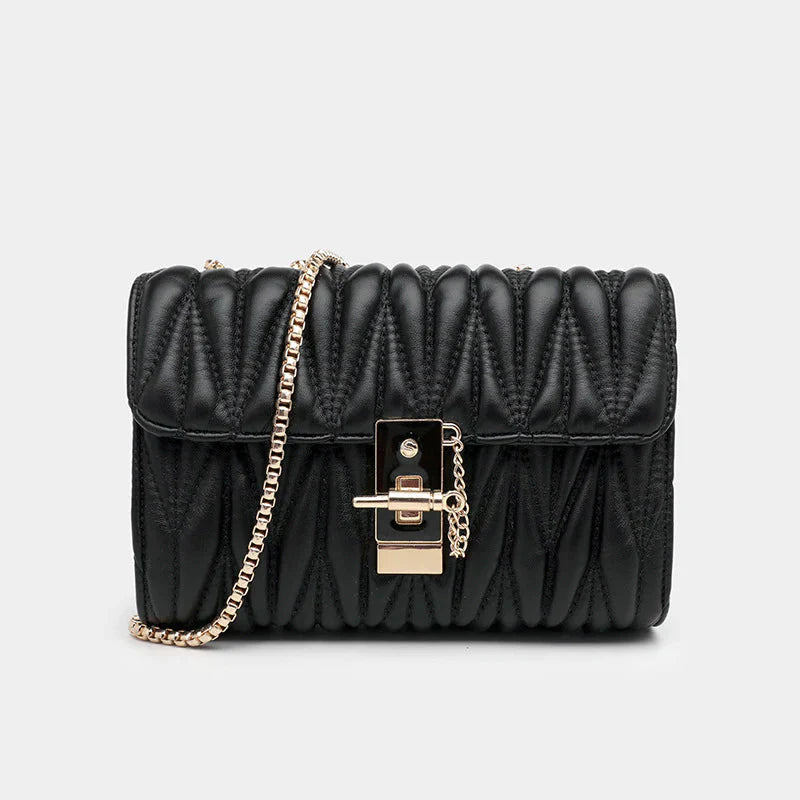 Geometrische Ledertasche Für Frauen