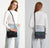 Geometrische Leuchtende Crossbody-Tasche