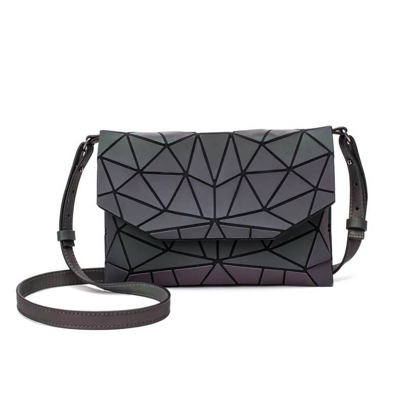 Geometrische Leuchtende Crossbody-Tasche