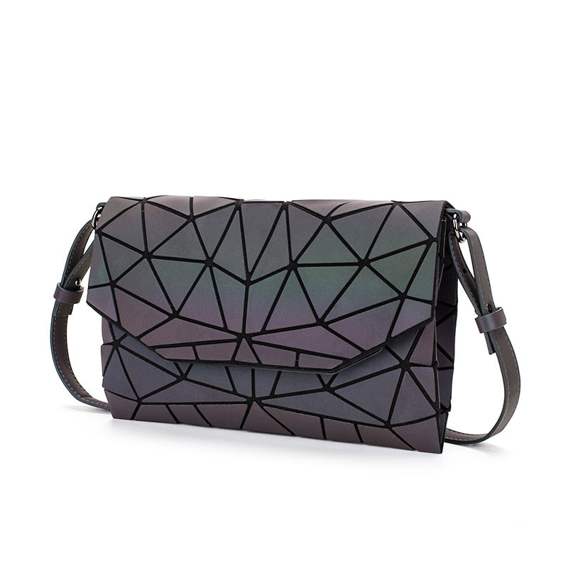 Geometrische Leuchtende Crossbody-Tasche