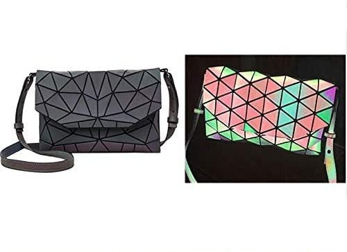 Geometrische Leuchtende Crossbody-Tasche