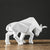 Geometrische Skulptur GeoBull aus langlebigem Material 2