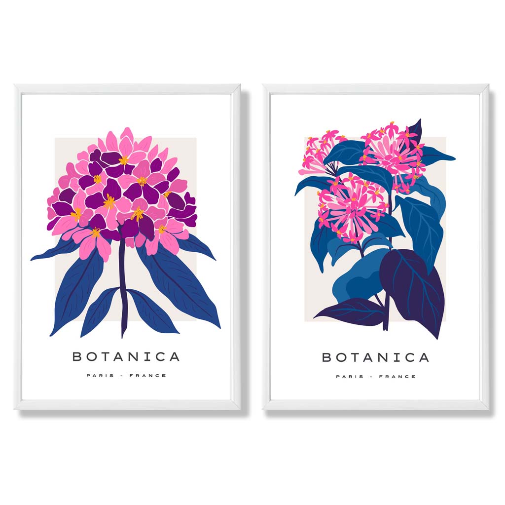 Gerahmtes Set mit 2 Kunstdrucken für den Sommer 3