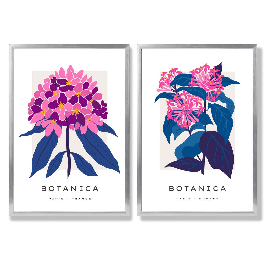 Gerahmtes Set mit 2 Kunstdrucken für den Sommer 9