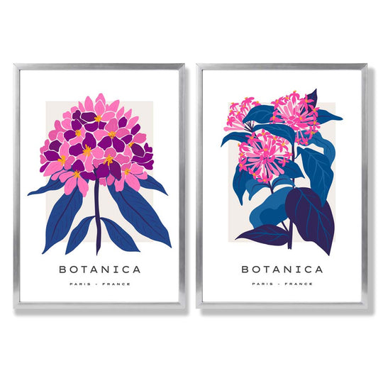 Gerahmtes Set mit 2 Kunstdrucken für den Sommer 9