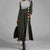 Gestreiftes Langärmeliges Patchwork-Kleid Für Damen