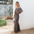Damen Jumpsuit Off-Shoulder Eleganter Polyester Overall für Sommerveranstaltungen-1