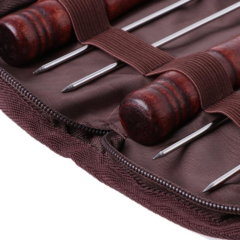 Grillgabel Set Für Männer Und Frauen - 5-teiliges Set Mit Tragetasche Für Outdoor-Aktivitäten 2