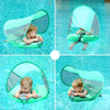 Baby Schwimmtrainer 360° Schutz Verstellbar Blau Sicheres Wassererlebnis-3
