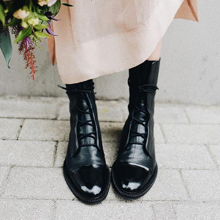 Damen Stiefel Klassisch Synthetisches Leder, Elegante und Vielseitige Stiefel für Jeden Anlass 5