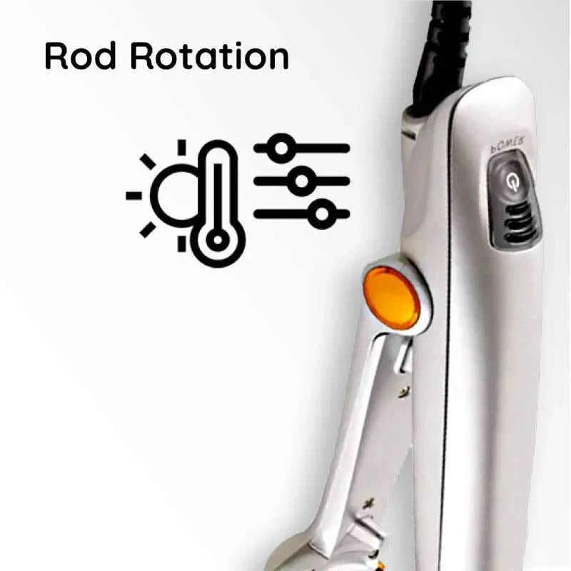 Haarbürste 2-in-1 Rotierend für Styling und Glätten 7