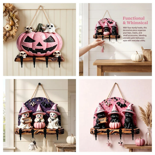 Halloween-Dekorationsfigur mit Hexenmotiven für Herbstfest 1