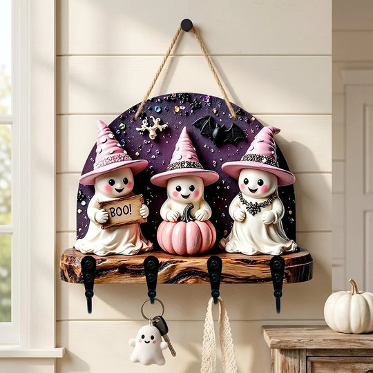 Halloween-Dekorationsfigur mit Hexenmotiven für Herbstfest 3