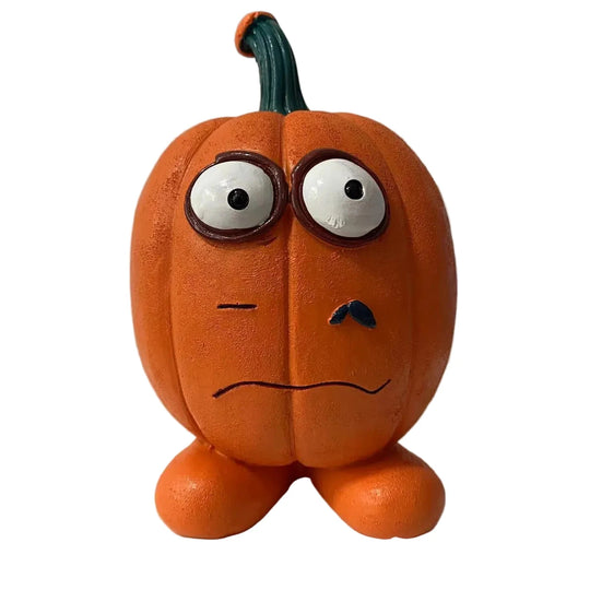 Halloween-Kürbisfigur mit humorvollem Design für Damen und Herren 0