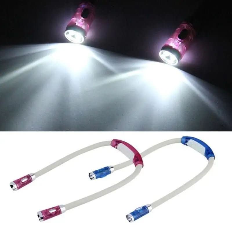Halsleuchte mit Flexiblen Armen für Kreative Projekte, Tragbare LED Lampe mit 4 Lichtmodi 5