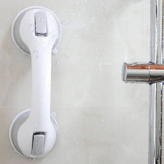 Haltegriff Dusche mit Saugnapf – Bohrfreie Montage für Badewanne und Dusche 7