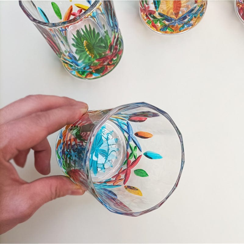 Handbemaltes Trinkglas Wassergläser für Elegante Anlässe 3