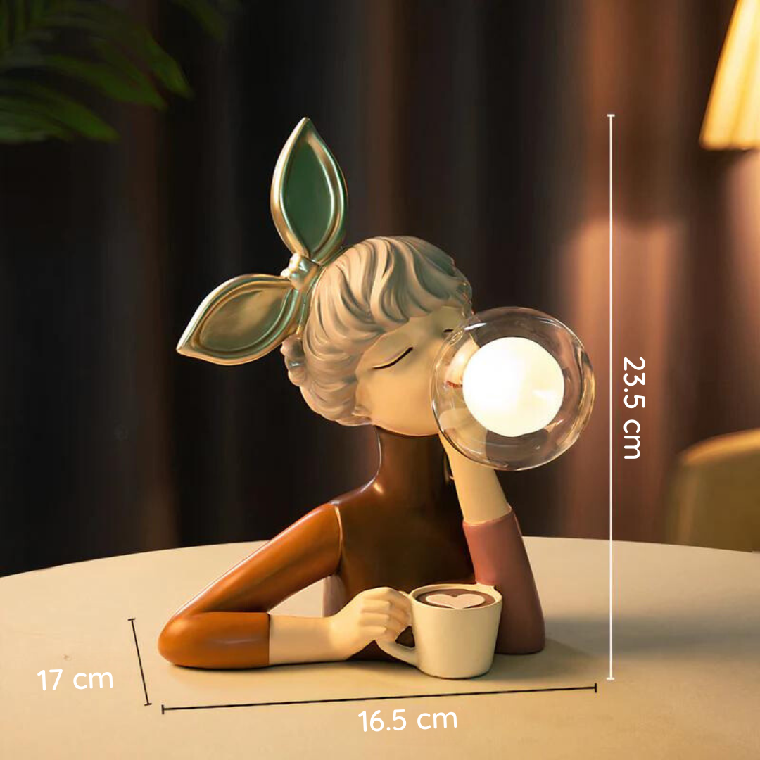 Handgefertigte Tischlampe Mit Kunstvollem Design Für Gemütliche Atmosphären 0