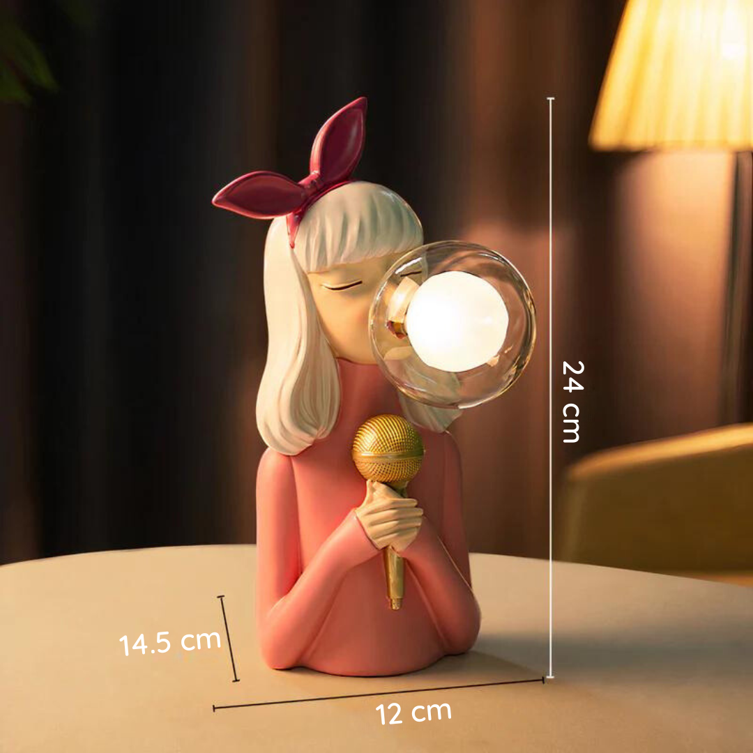Handgefertigte Tischlampe Mit Kunstvollem Design Für Gemütliche Atmosphären 12