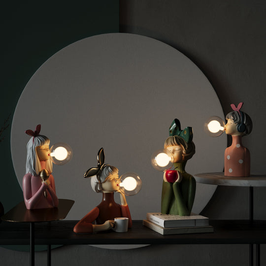 Handgefertigte Tischlampe Mit Kunstvollem Design Für Gemütliche Atmosphären 5