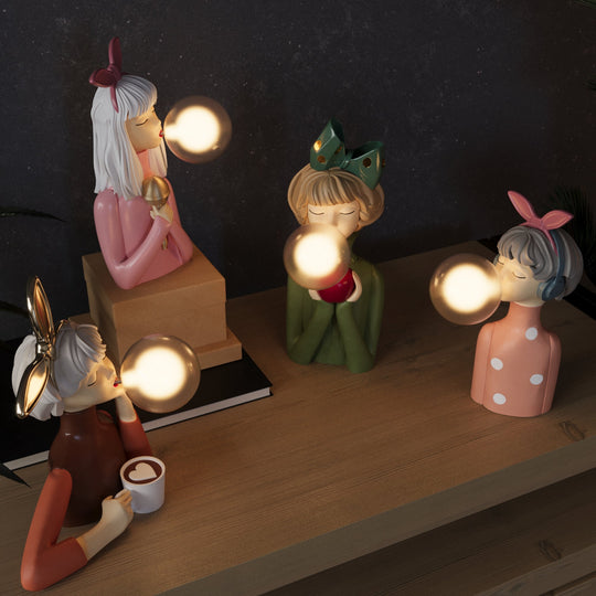 Handgefertigte Tischlampe Mit Kunstvollem Design Für Gemütliche Atmosphären 7