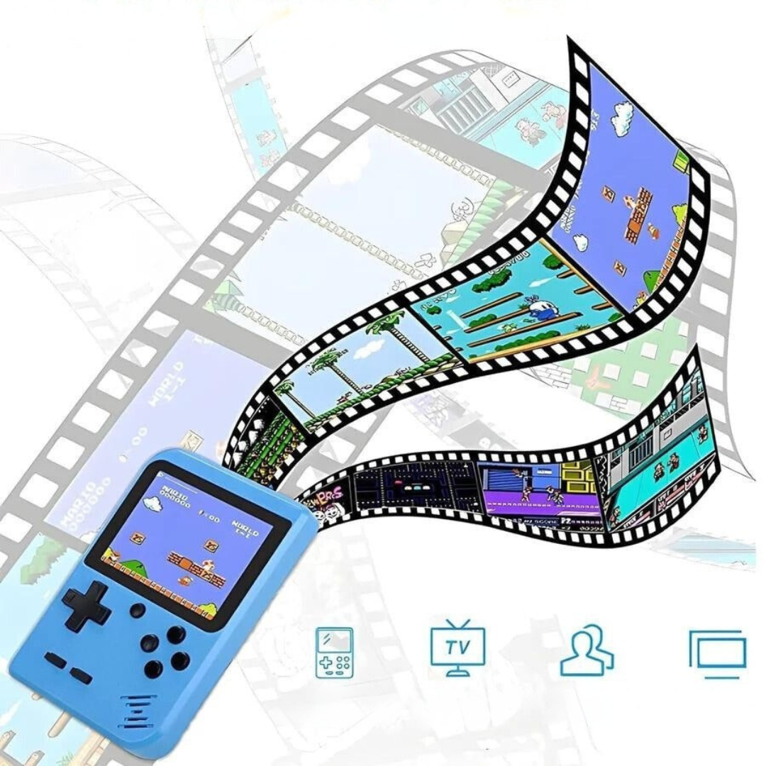 Handheld Konsole Mit 400 Spielen Retro Stil Tragbare Gaming Konsole 2