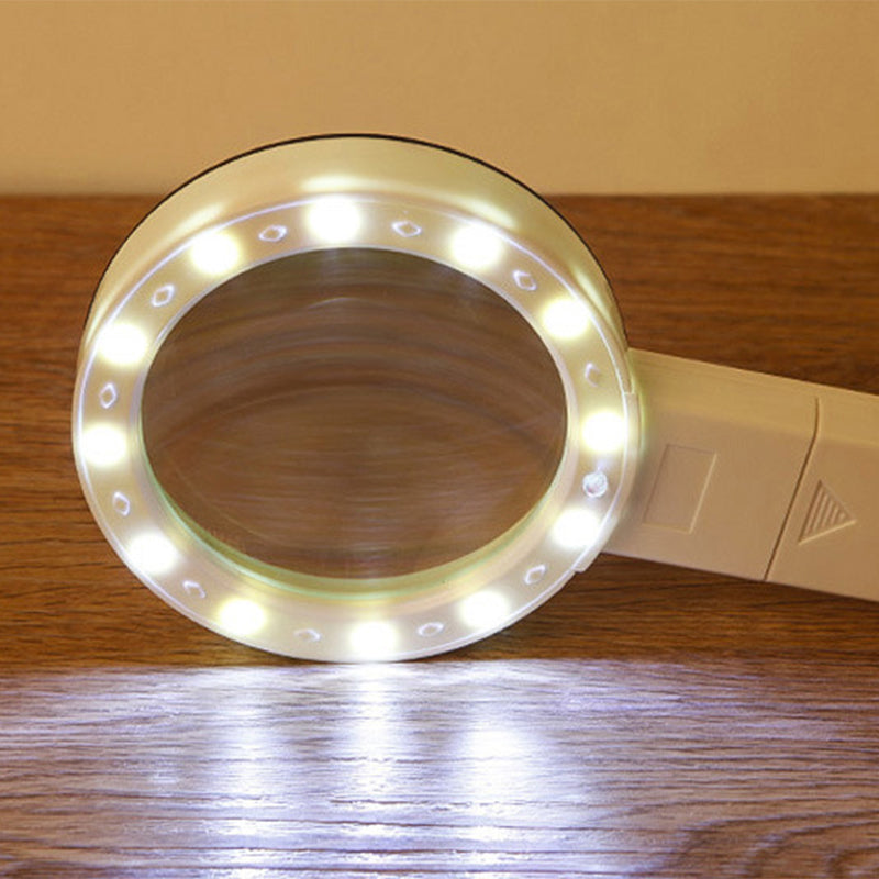 Handlupe 30-fach Vergrößerung mit LED-Beleuchtung für Detailreiche Betrachtung 6