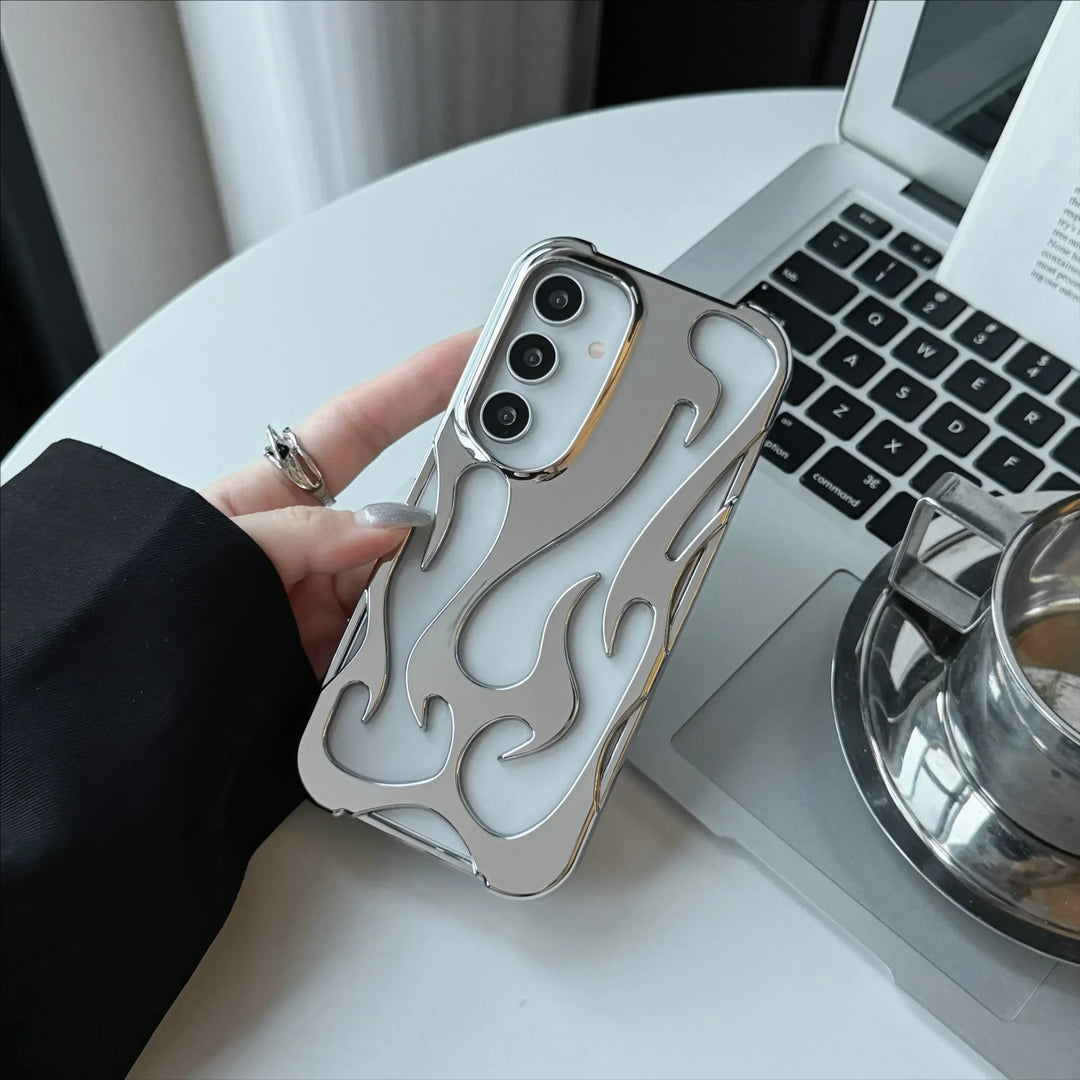 Handyhülle für Samsung Galaxy mit 3D Flammenmuster Modern und Dynamisch 7
