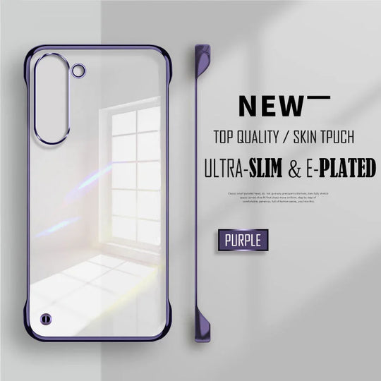 Handyhülle für Samsung S25 S24 S23 FE Ultra Plus S25 Edge Schlank Transparent 0