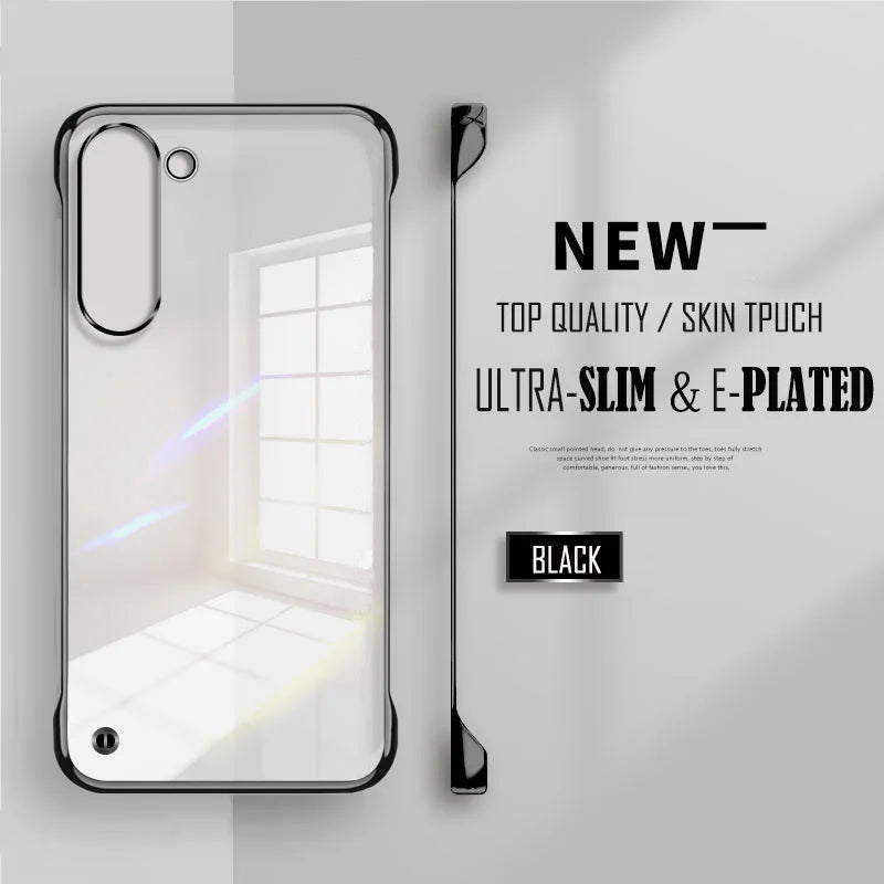 Handyhülle für Samsung S25 S24 S23 FE Ultra Plus S25 Edge Schlank Transparent 2