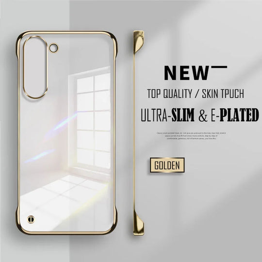 Handyhülle für Samsung S25 S24 S23 FE Ultra Plus S25 Edge Schlank Transparent 3