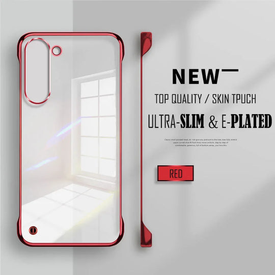 Handyhülle für Samsung S25 S24 S23 FE Ultra Plus S25 Edge Schlank Transparent 5