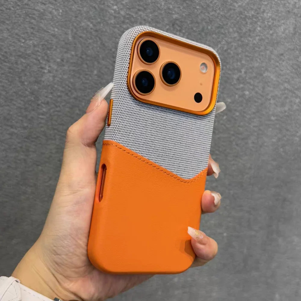 Handyhülle für iPhone 17 Pro Max mit Magnetverschluss und Kartenfach 0