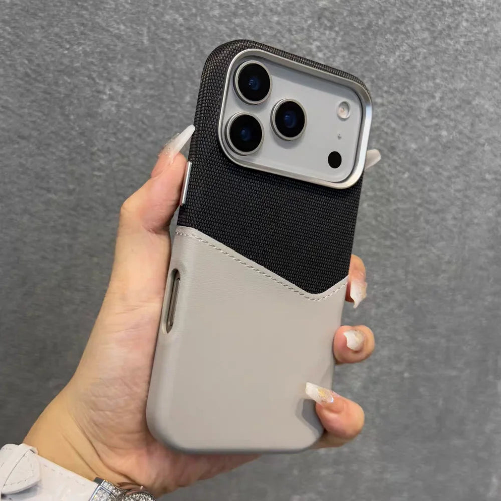 Handyhülle für iPhone 17 Pro Max mit Magnetverschluss und Kartenfach 6