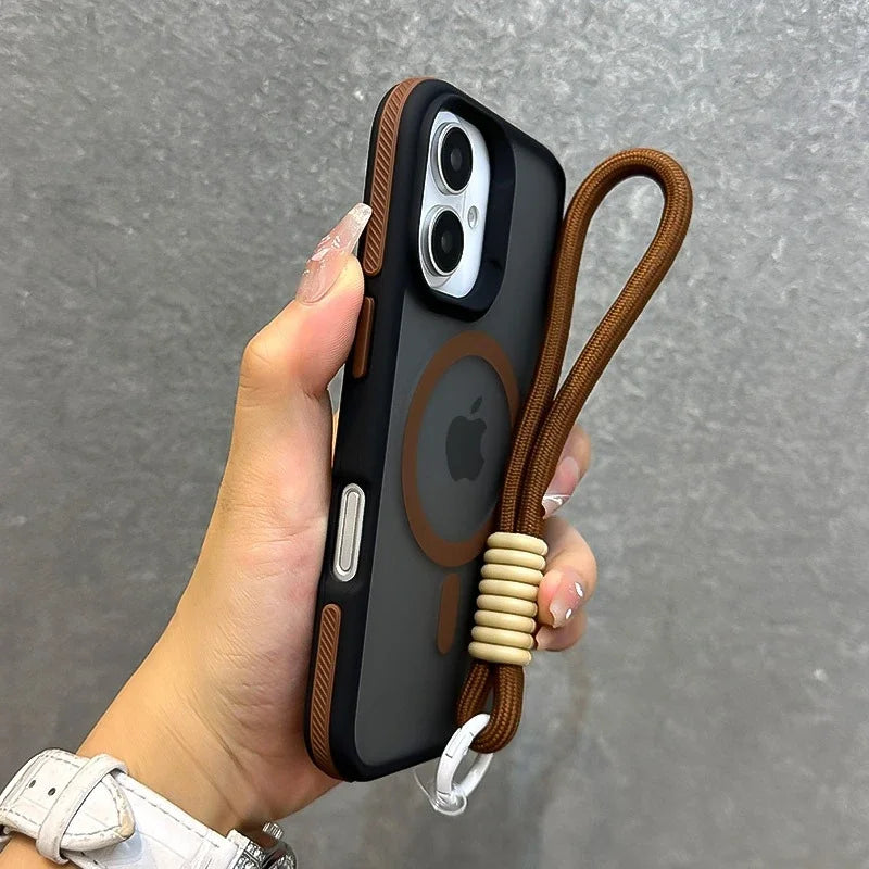 Handyhülle mit Lanyard für iPhone Pro Max Modernes Design 7