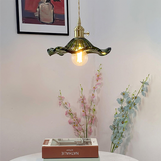 Hängelampe Pendelleuchte Hibiskusblume für Esszimmer und Wohnzimmer 4