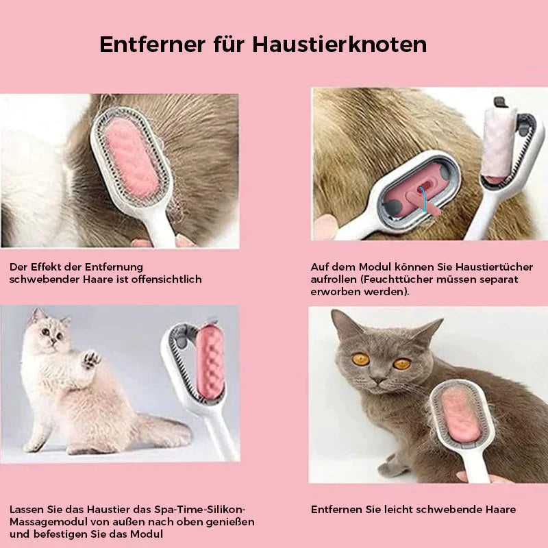 Haustierkamm für Sanfte Fellpflege mit Rutschfestem Griff 6
