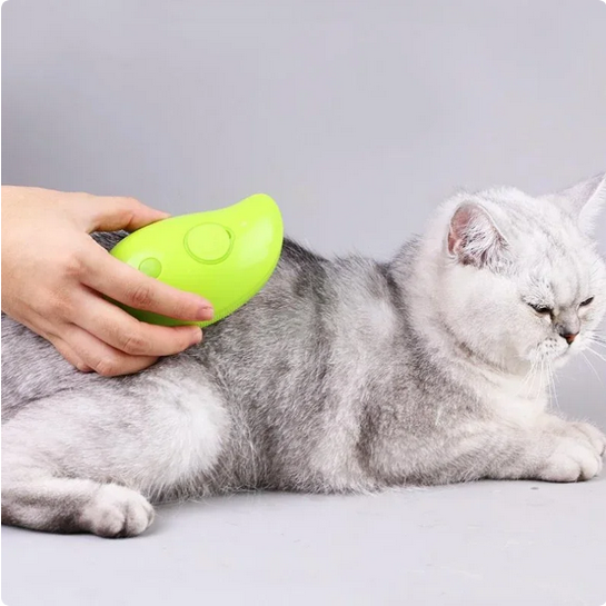 Haustierpflegegerät 3-in-1 Bürste mit Dampffunktion für effektive Fellpflege 3