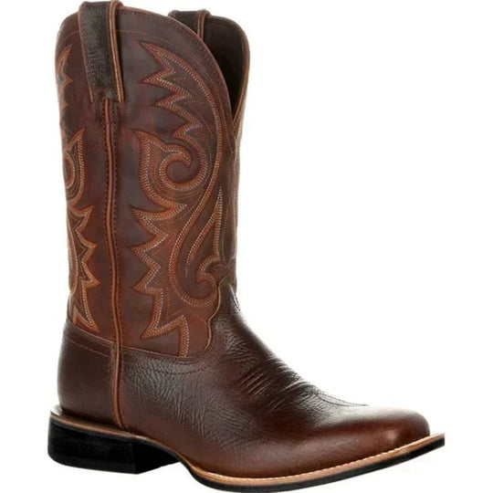 Herren-Cowboystiefel aus Kunstleder 0
