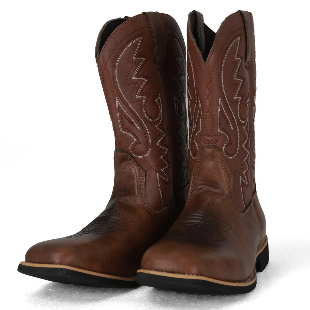 Herren-Cowboystiefel aus Kunstleder 1