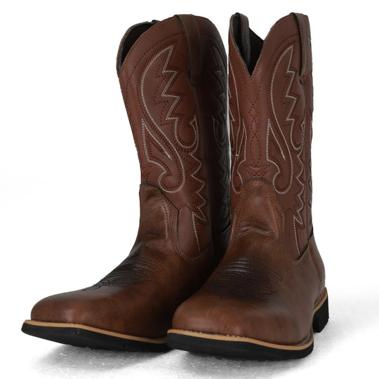 Herren-Cowboystiefel aus Kunstleder 1