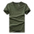 Herren Slim Fit T-Shirt Mit V-Ausschnitt