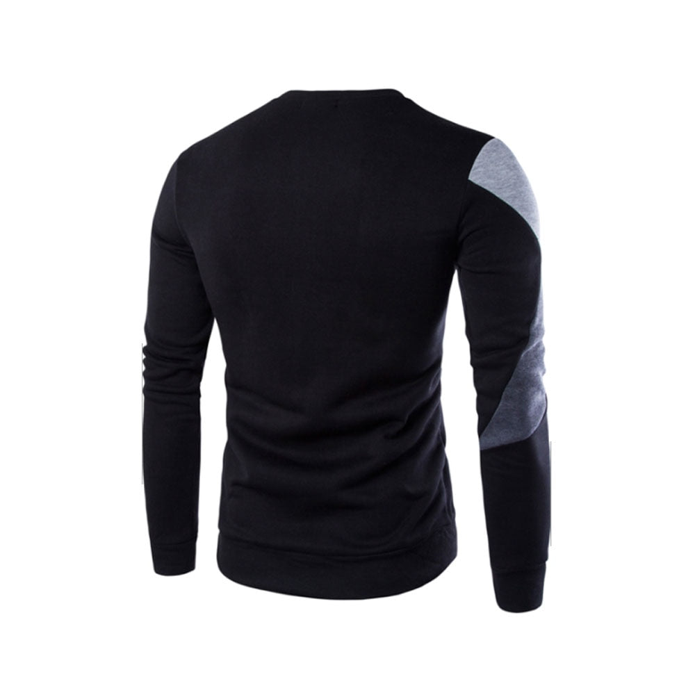 Herren Sweatshirt Mit Rundhalsausschnitt