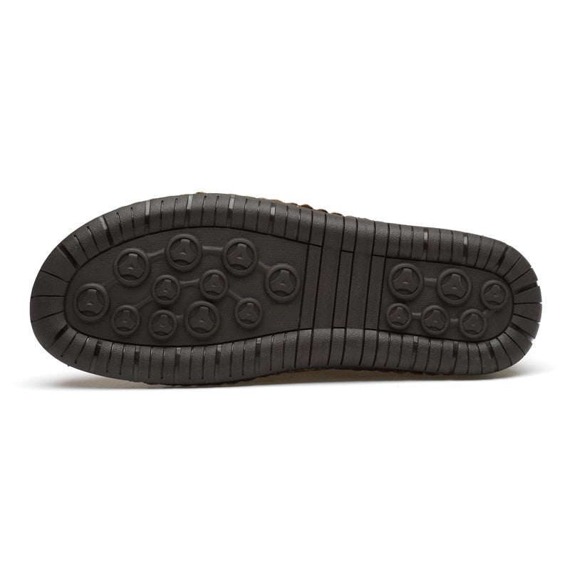 Herren Vintage Hand Genäht Stiefelette