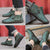 Herren Vintage Hand Genäht Stiefelette