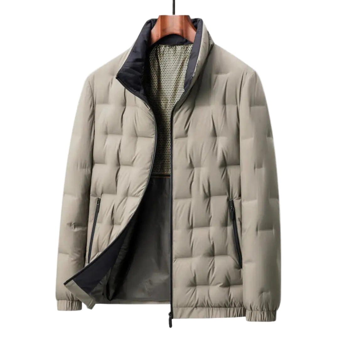 Herren Allwetterjacke mit Faltbarem Kragen 0