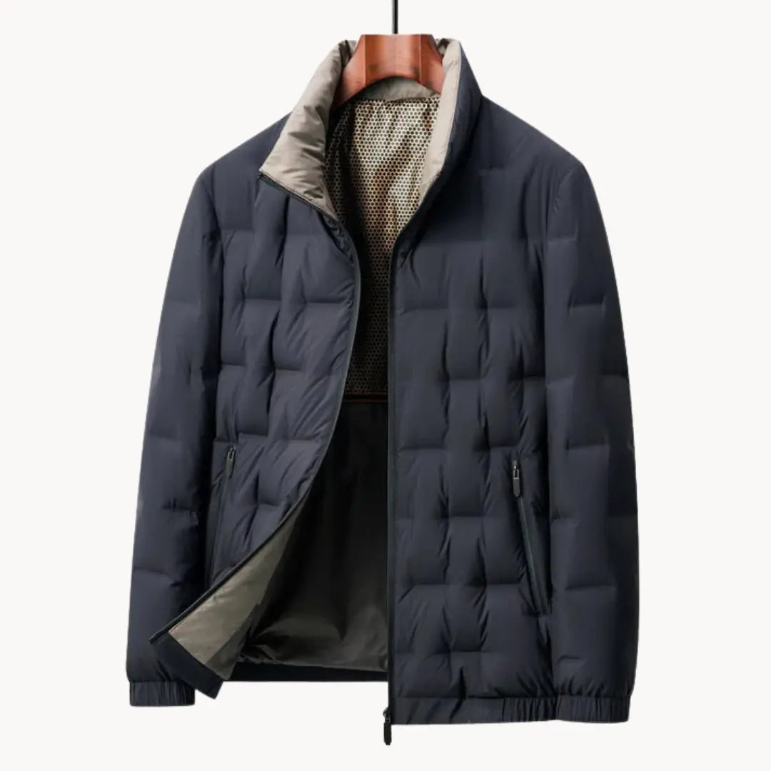 Herren Allwetterjacke mit Faltbarem Kragen 10