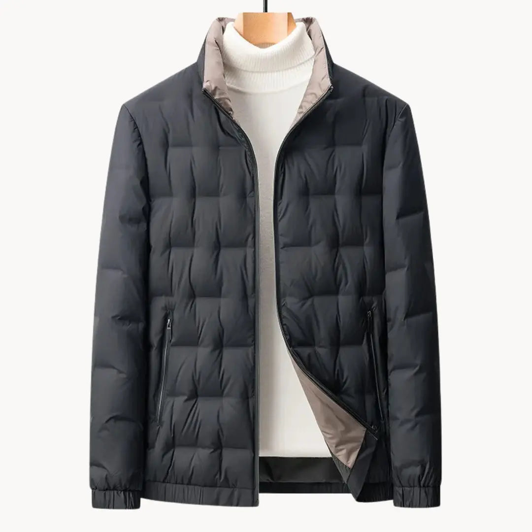 Herren Allwetterjacke mit Faltbarem Kragen 5