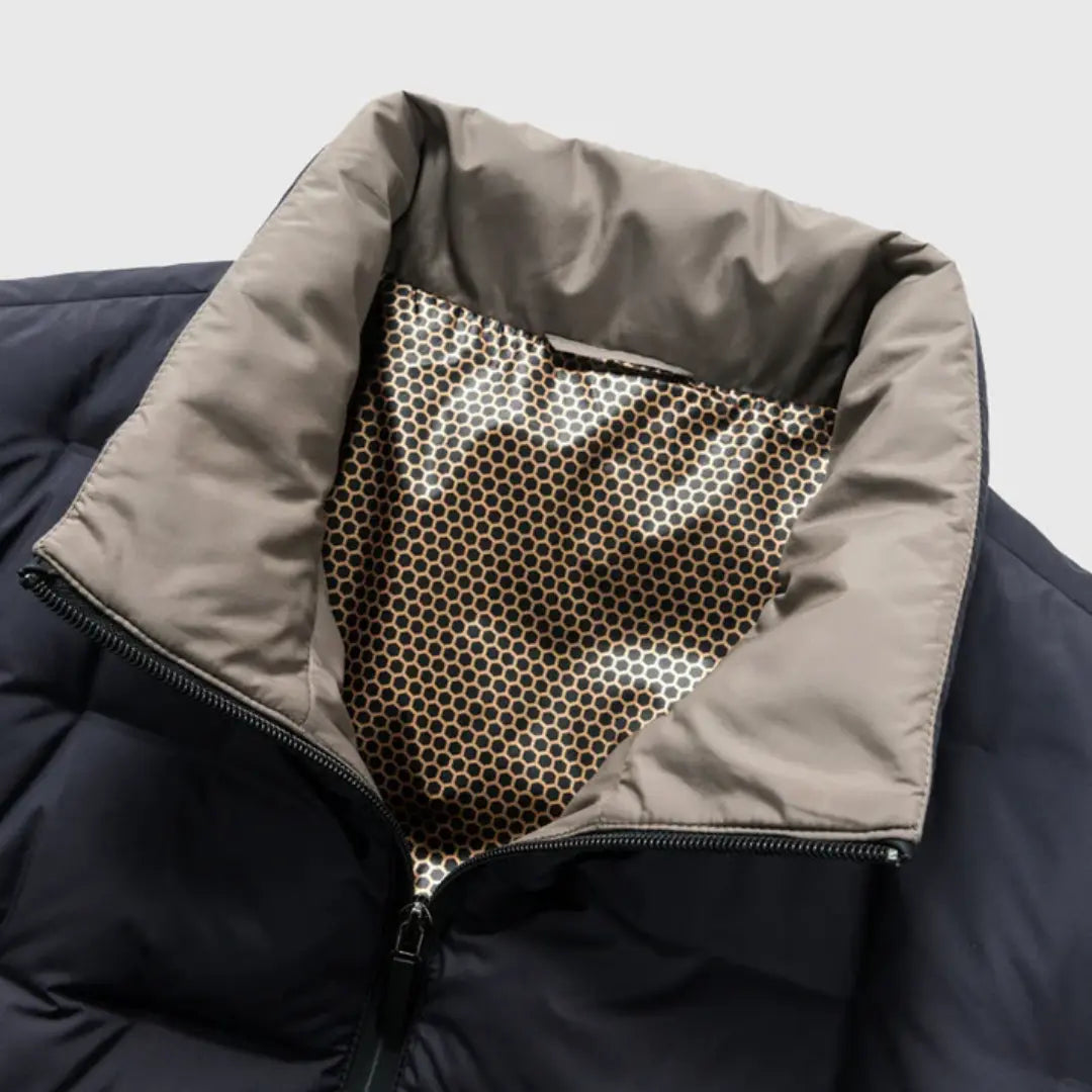 Herren Allwetterjacke mit Faltbarem Kragen 6