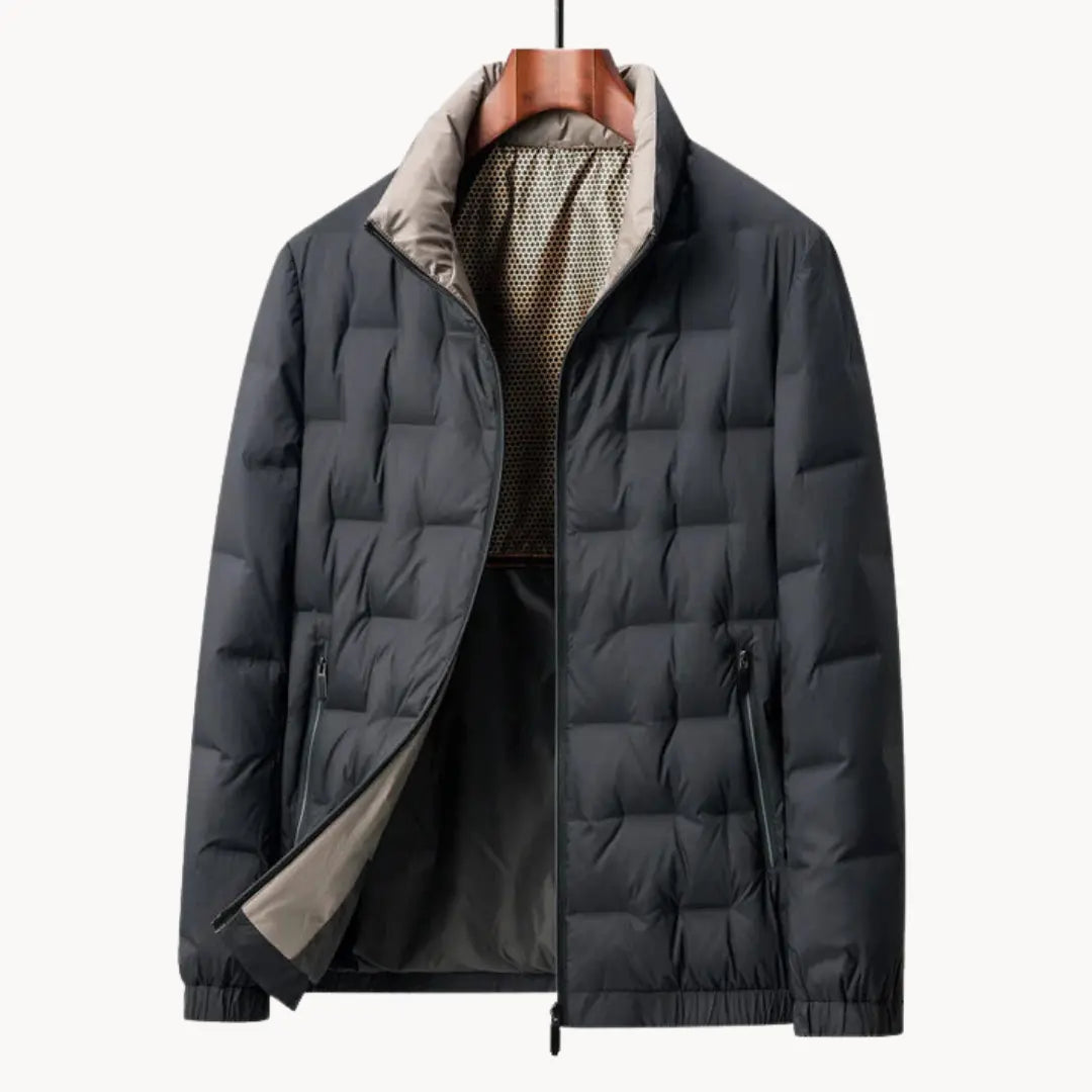 Herren Allwetterjacke mit Faltbarem Kragen 9